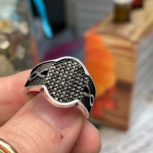 Mens Sterling Silver Ring